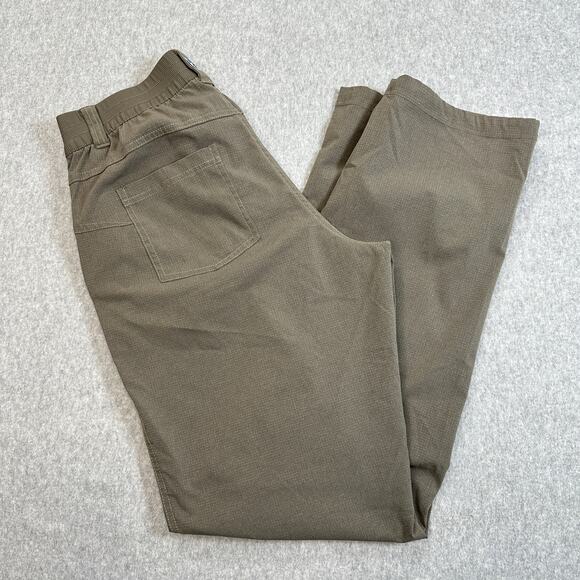 Kuhl Pants WMNS 12 Green Straight Lightweight Hiking Mid-Rise Outdoor Athletic - Picture 3 of 15